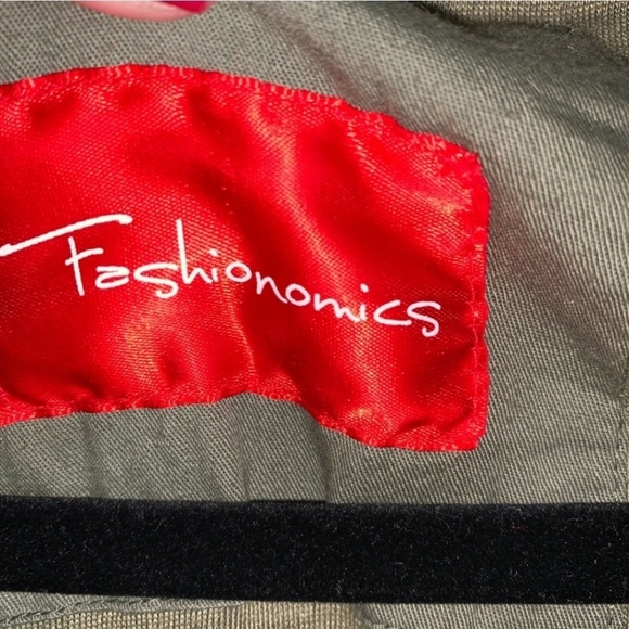 Fashionomics Aztec Olive Green Vest Size Large - Picture 7 of 8